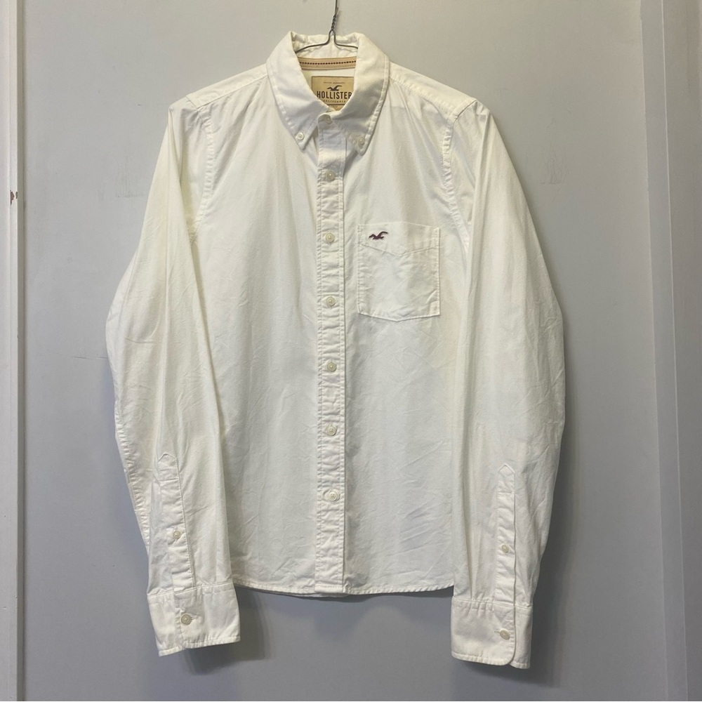 Hollister Men's Classic Fit Button Down Shirt Men’s Medium 100% Cotton